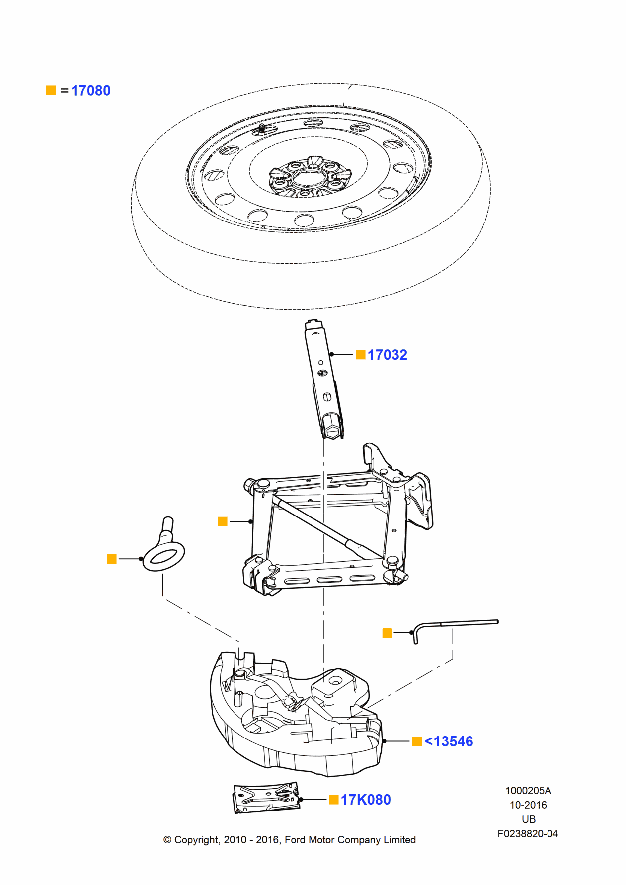Ford BB5Z-9913546-A Box Assembly - Stowage