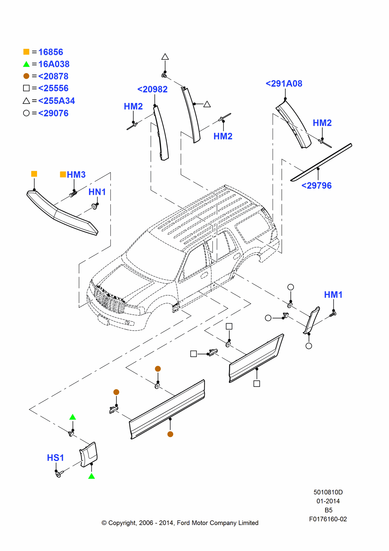 Ford -W711966-S300 Pin