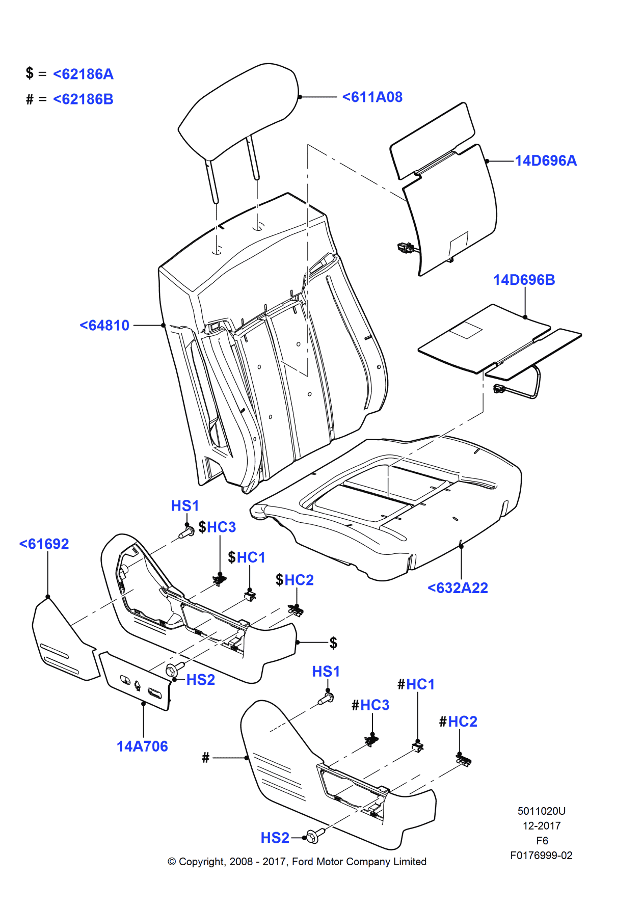 Ford BL3Z-1562186-BB Shield Assembly