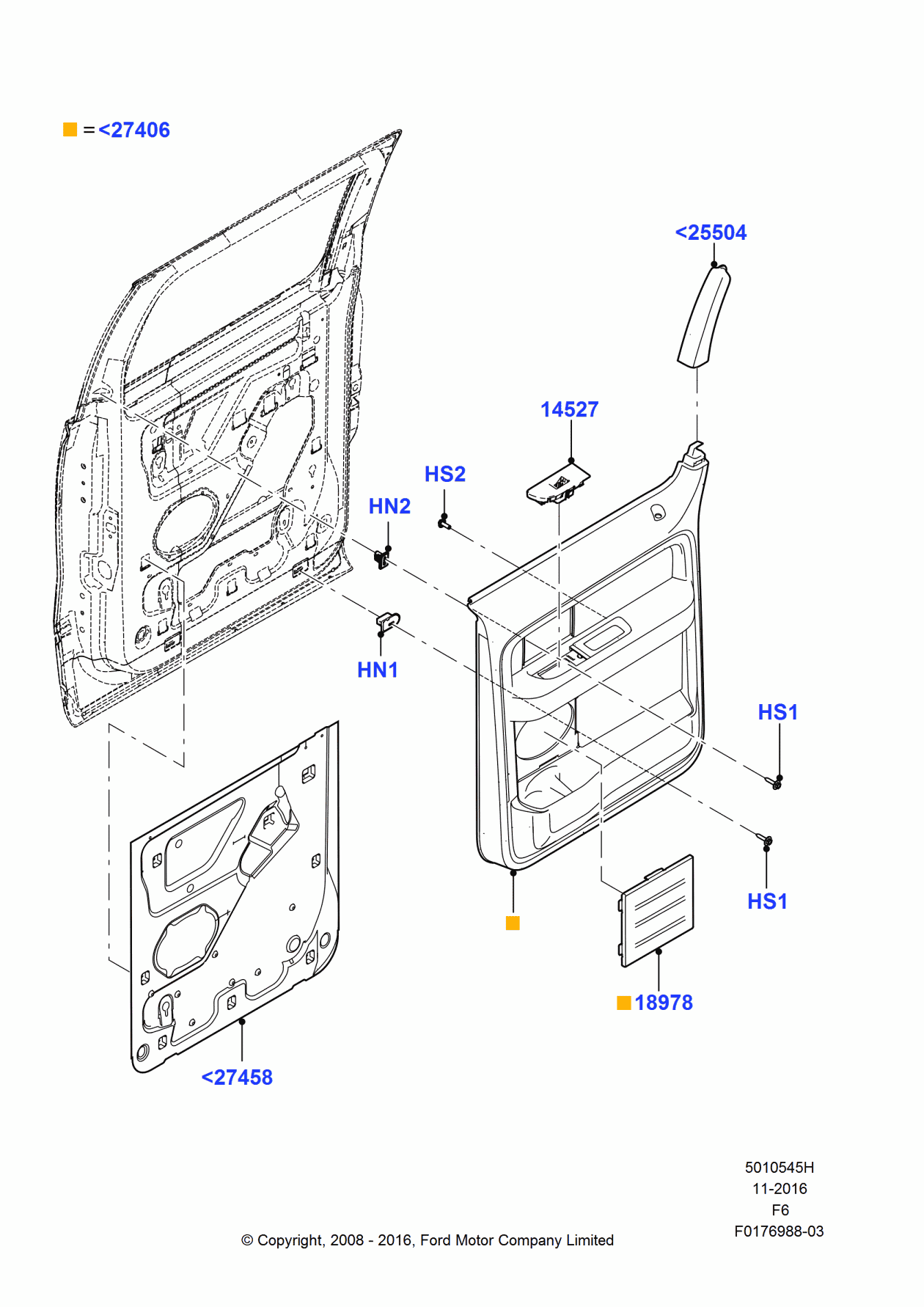 Ford 9L3Z-14527-BC Housing - Switch, Driver Side