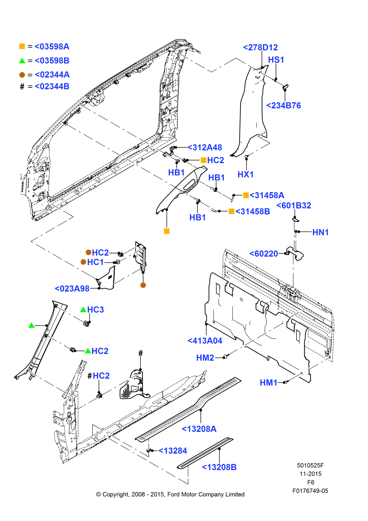 Ford -W716494-S424 Bolt