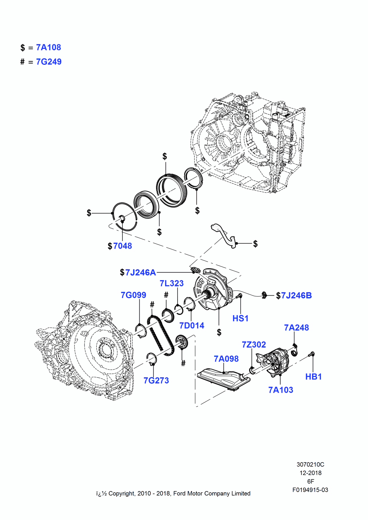 Ford AA5Z-7A108-A Support
