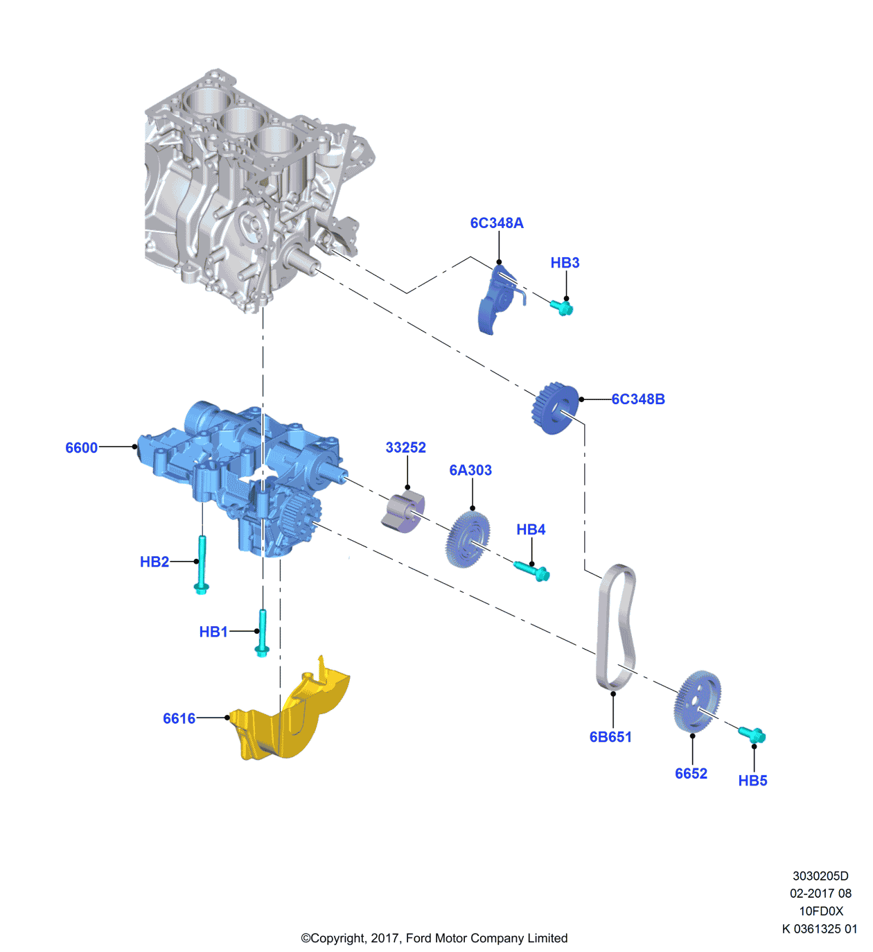 Ford -W718197-S437 Bolt