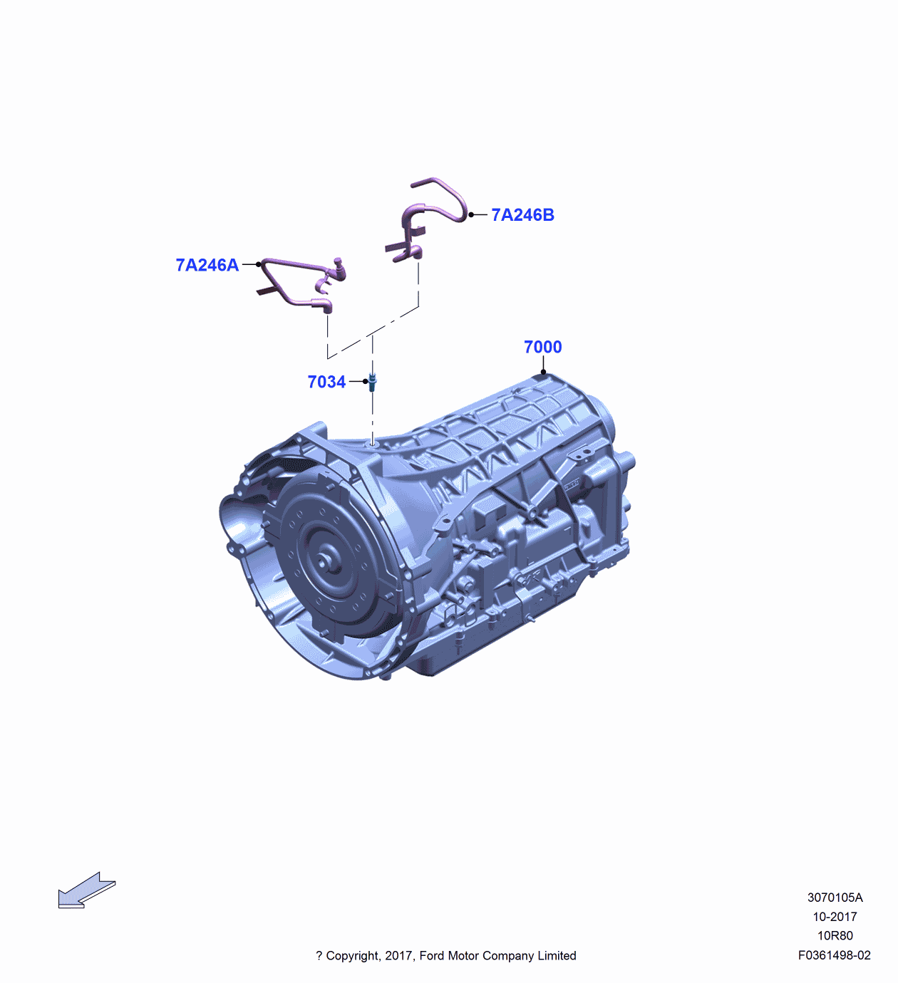 Ford JR3Z-7A246-B Tube - Breather