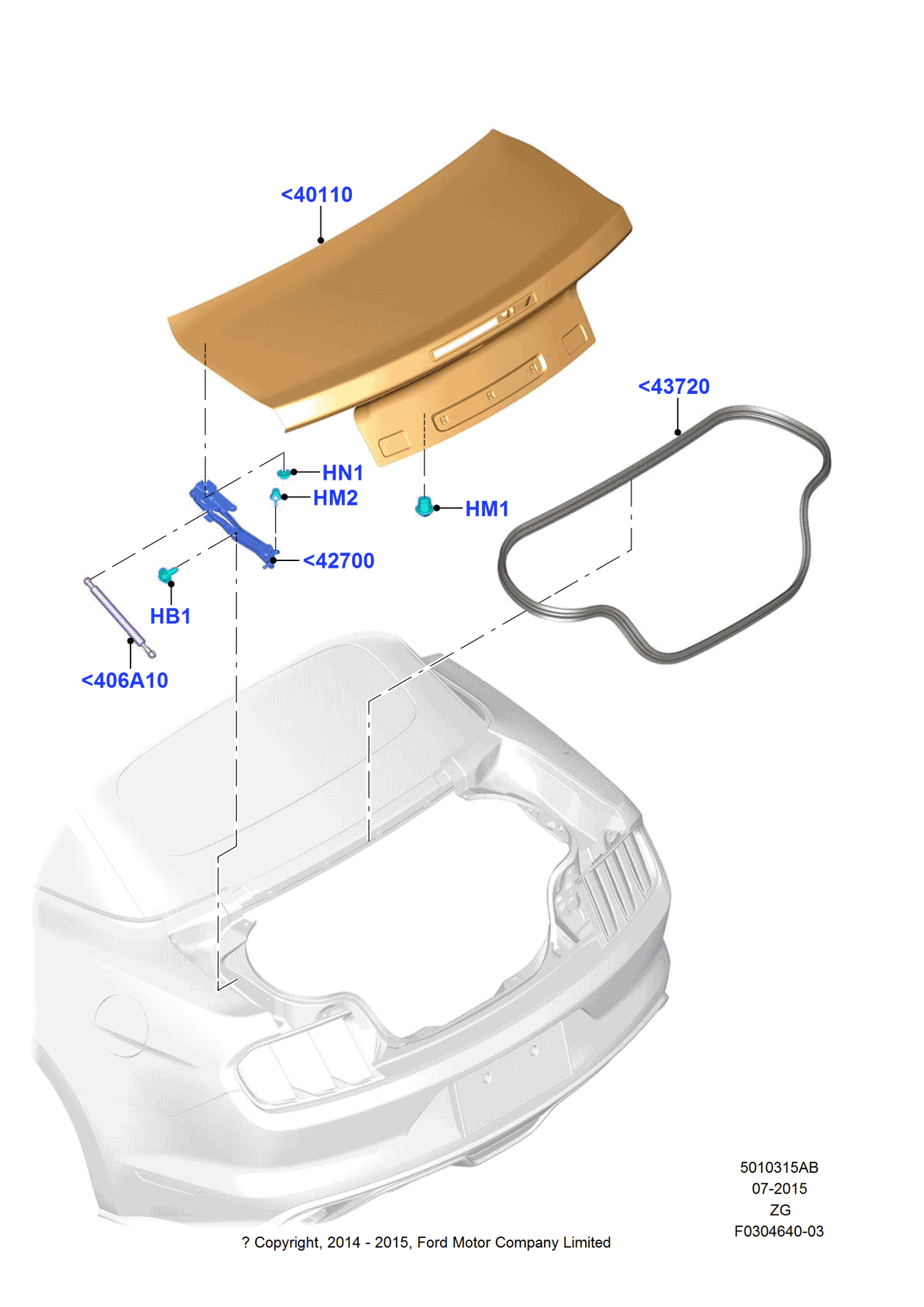Ford -W718175-S300 Bumper
