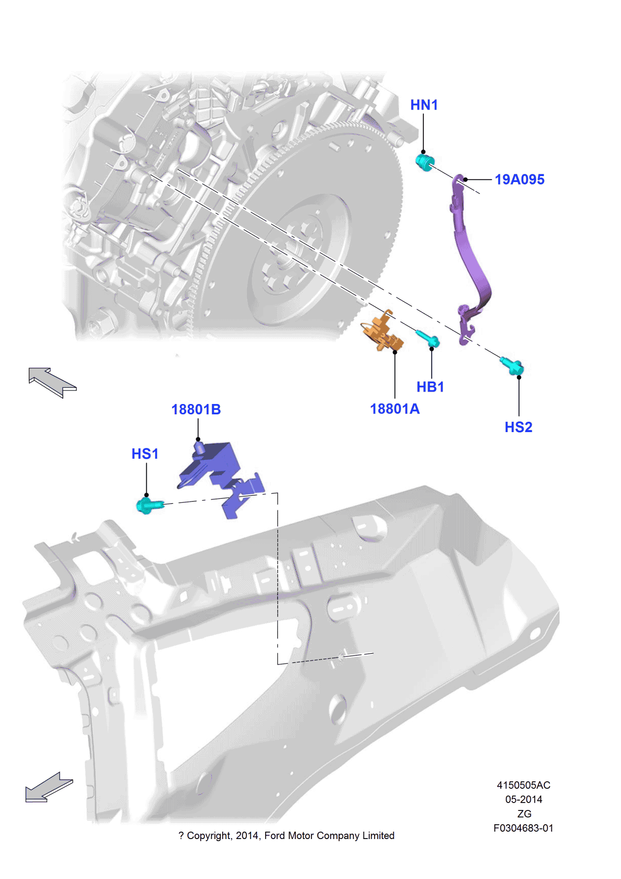Ford -W500212-S450 Bolt