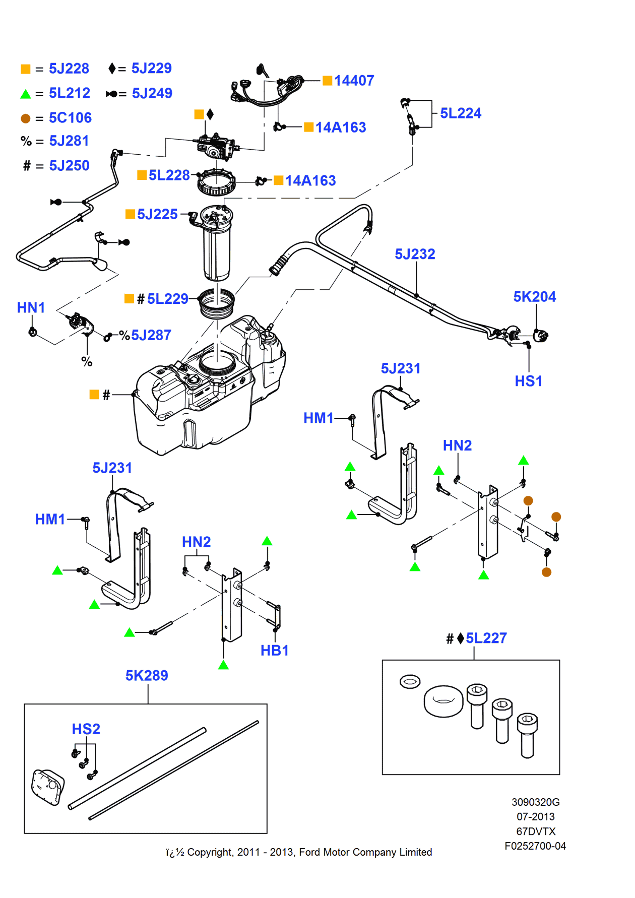 Ford BC3Z-5J249-Y Tube Assembly