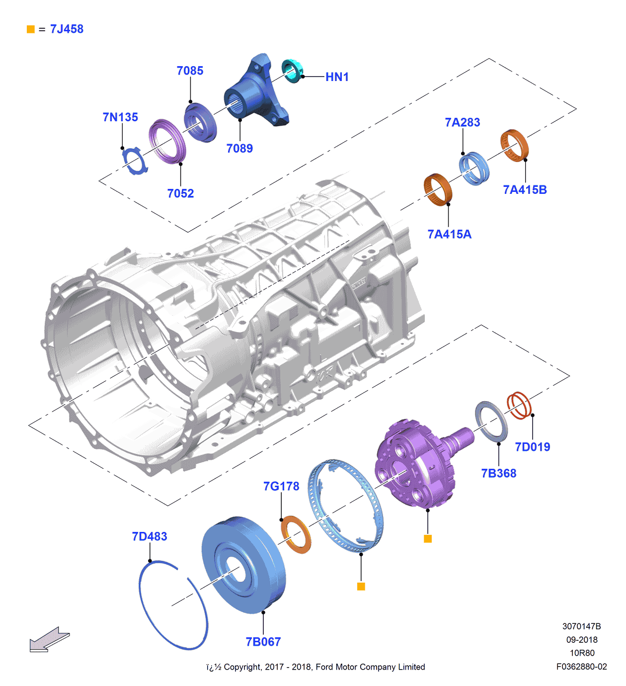 Ford JR3Z-00811-A Nut