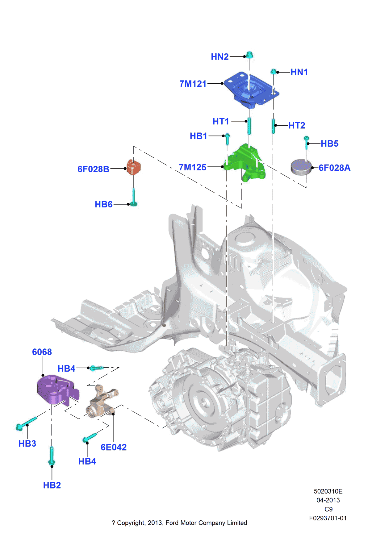 Ford -W717055-S439 Stud
