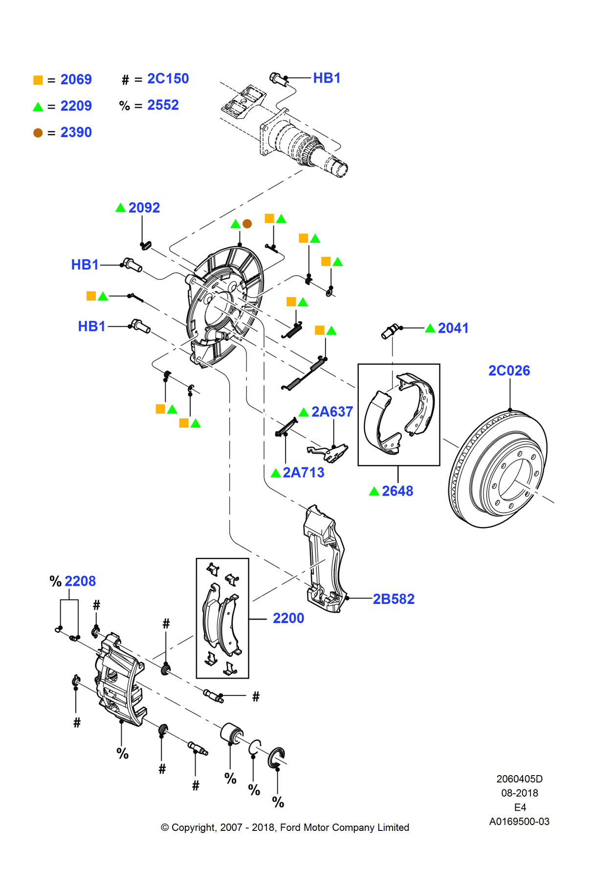 Ford G2MZ-2V026-AHA Disc - Brake
