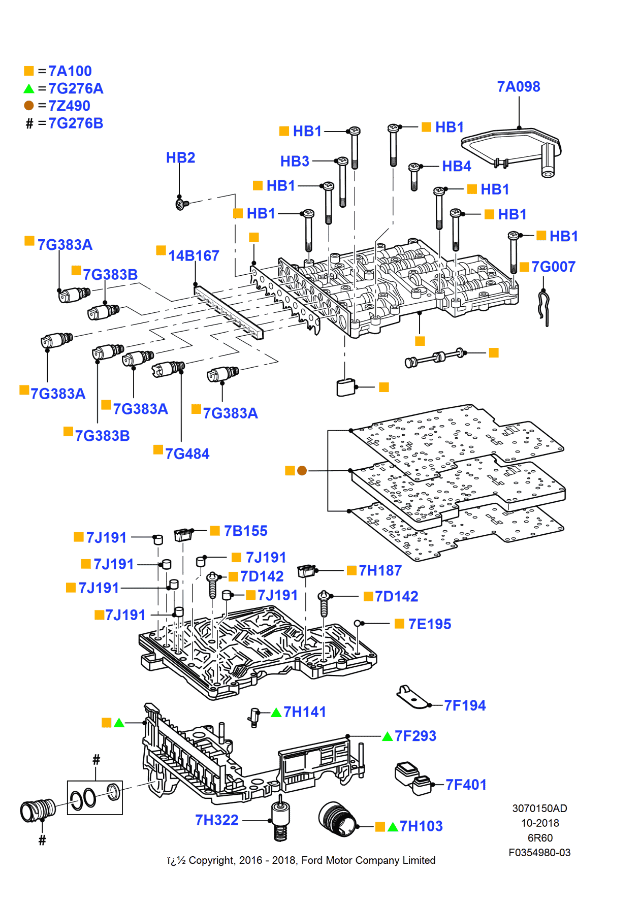 Ford HC3Z-7H322-A Valve Assembly
