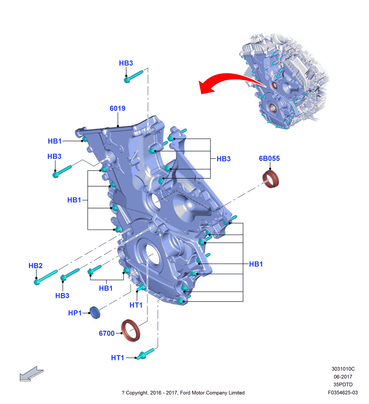 Ford -W718923-S437 Bolt