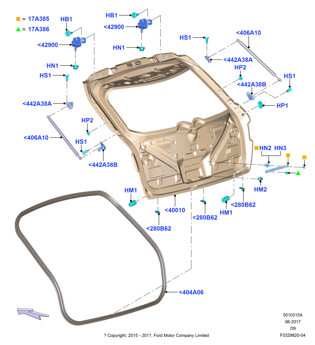 Ford -W717917-S300 Plug - Rubber