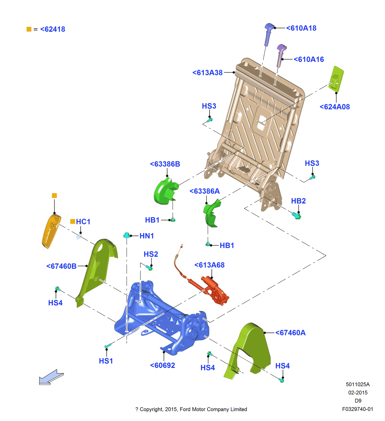 Ford -W717198-S424 Bolt