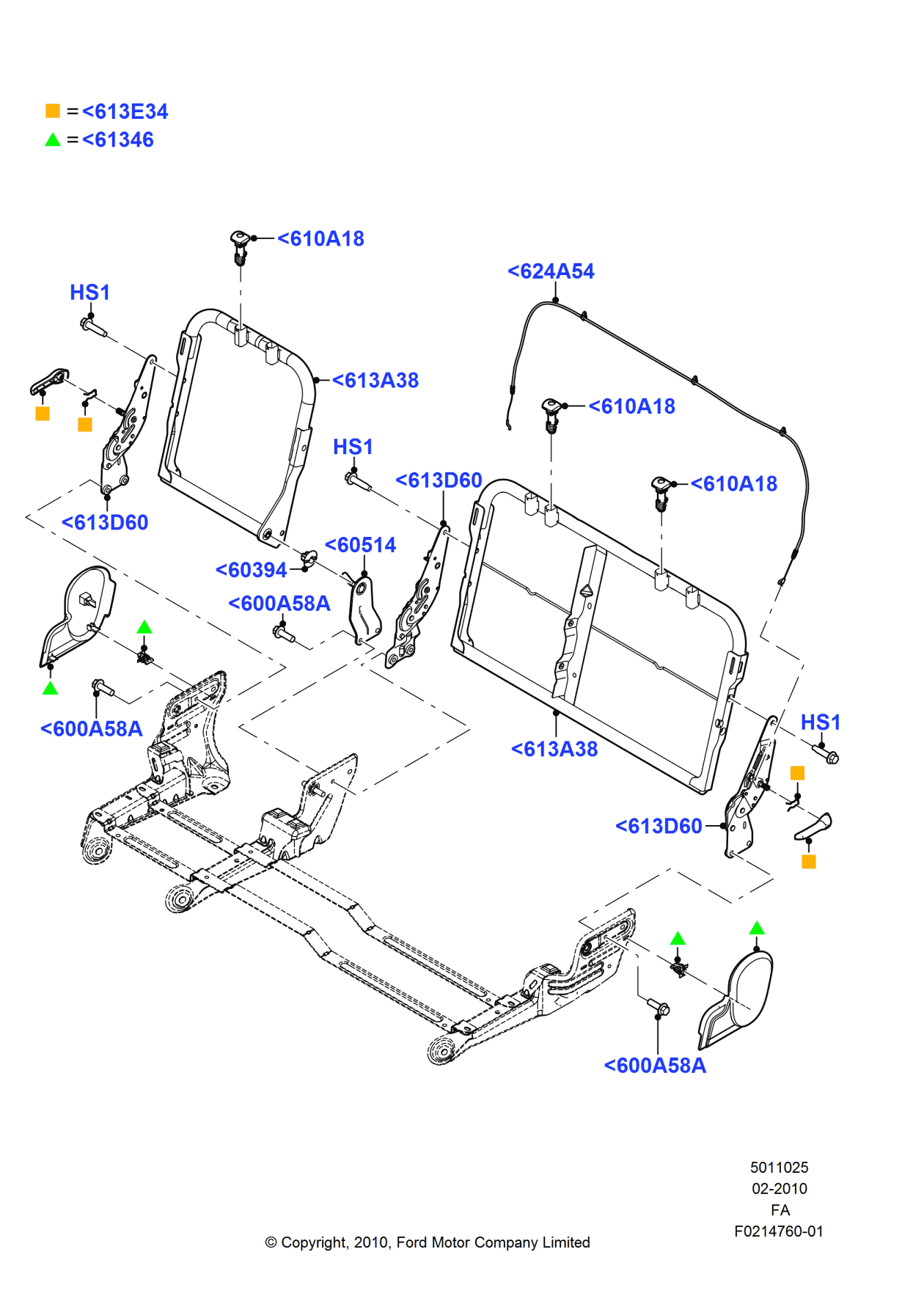 Ford -W500033-S424 Screw