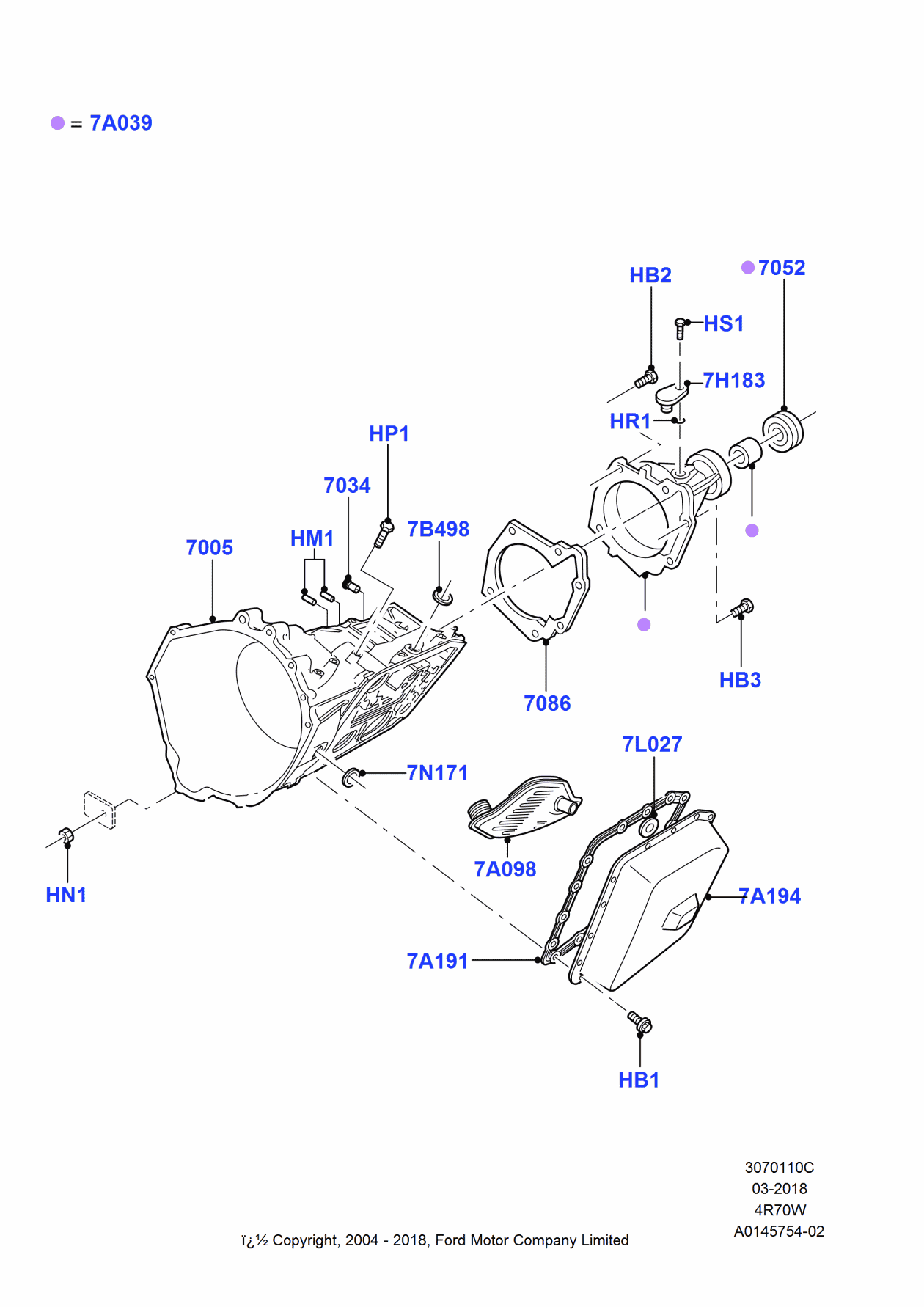 Ford AL1Z-7034-A Valve Assembly - Vent