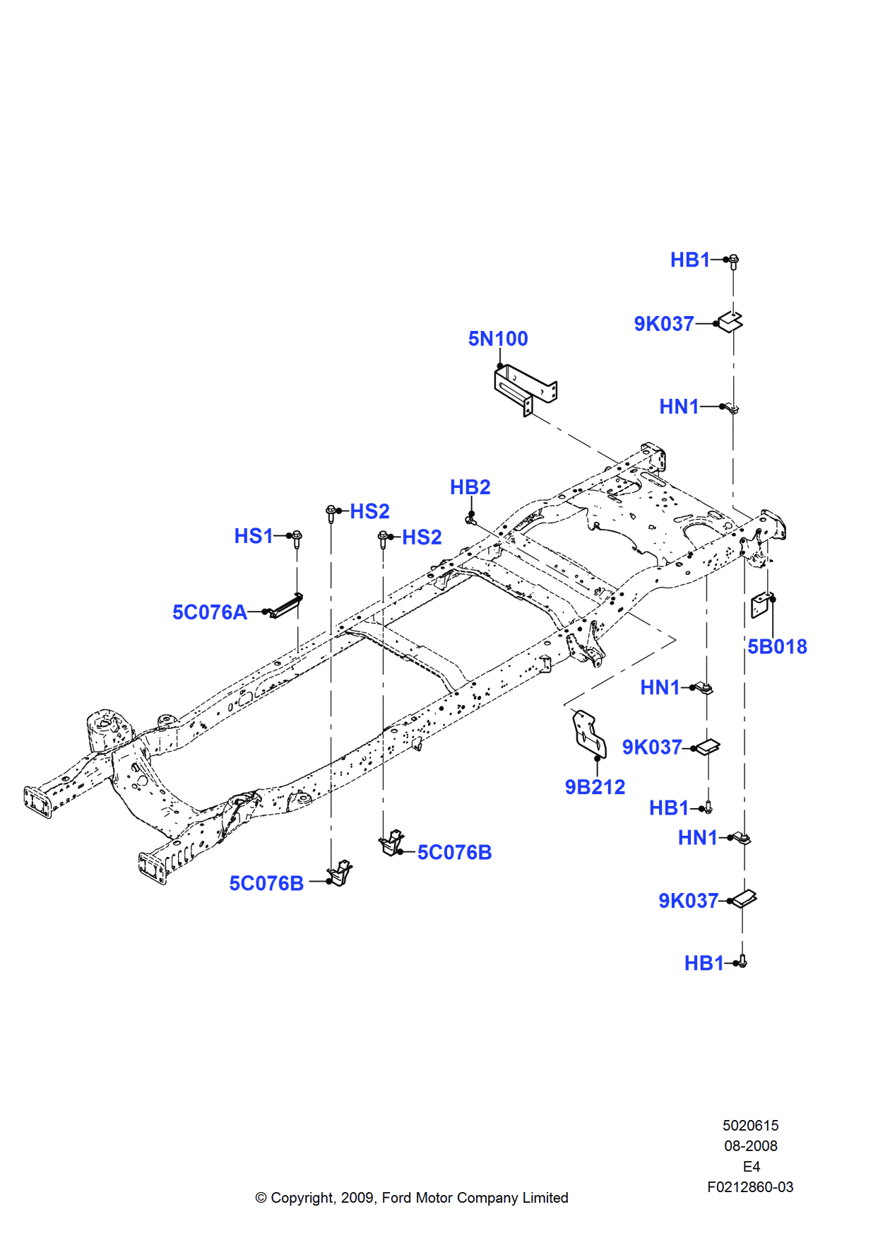 Ford 9C2Z-5N100-A Bracket, Passenger Side