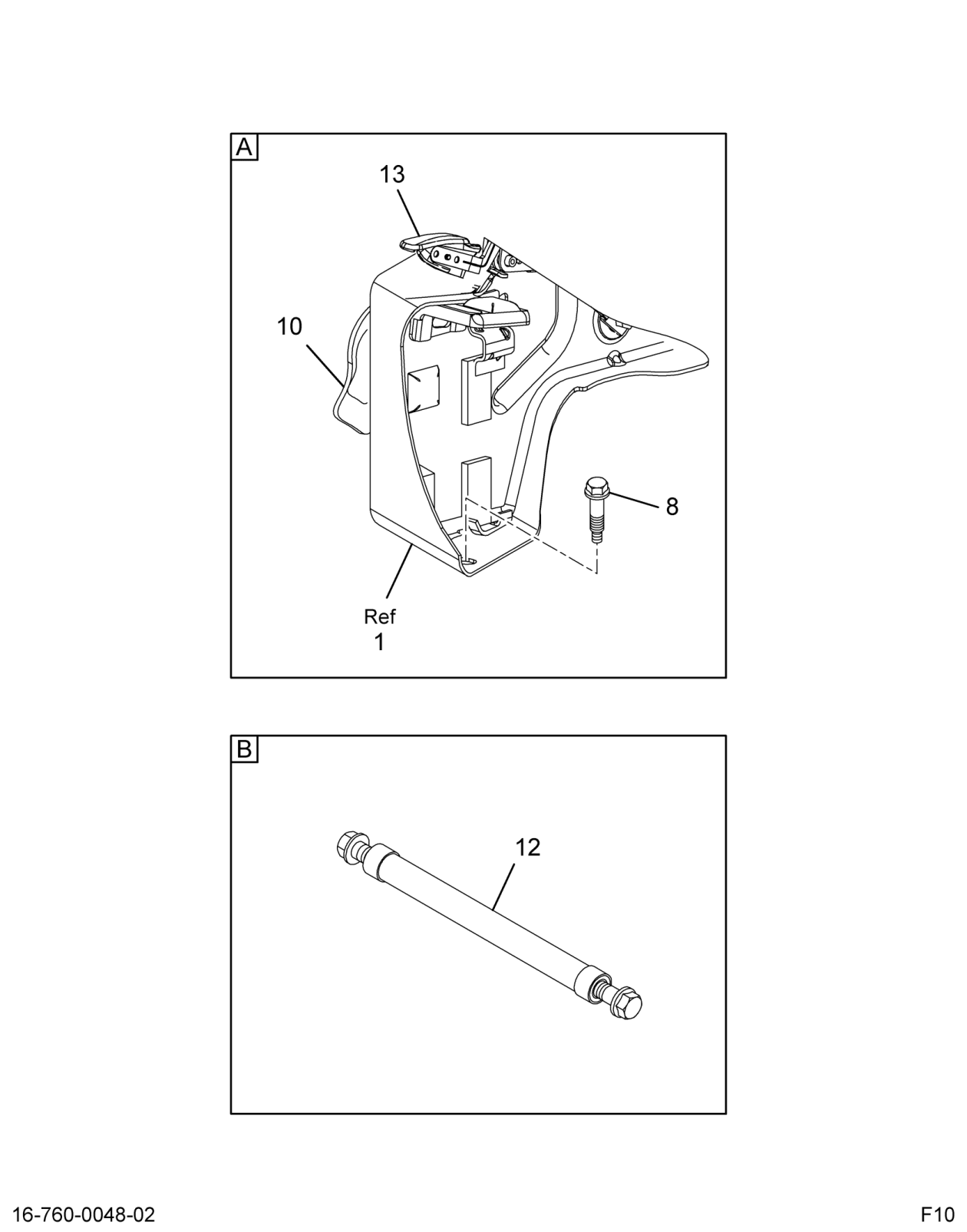 Ford BC3Z-28611A08-AB Head Rest Assembly