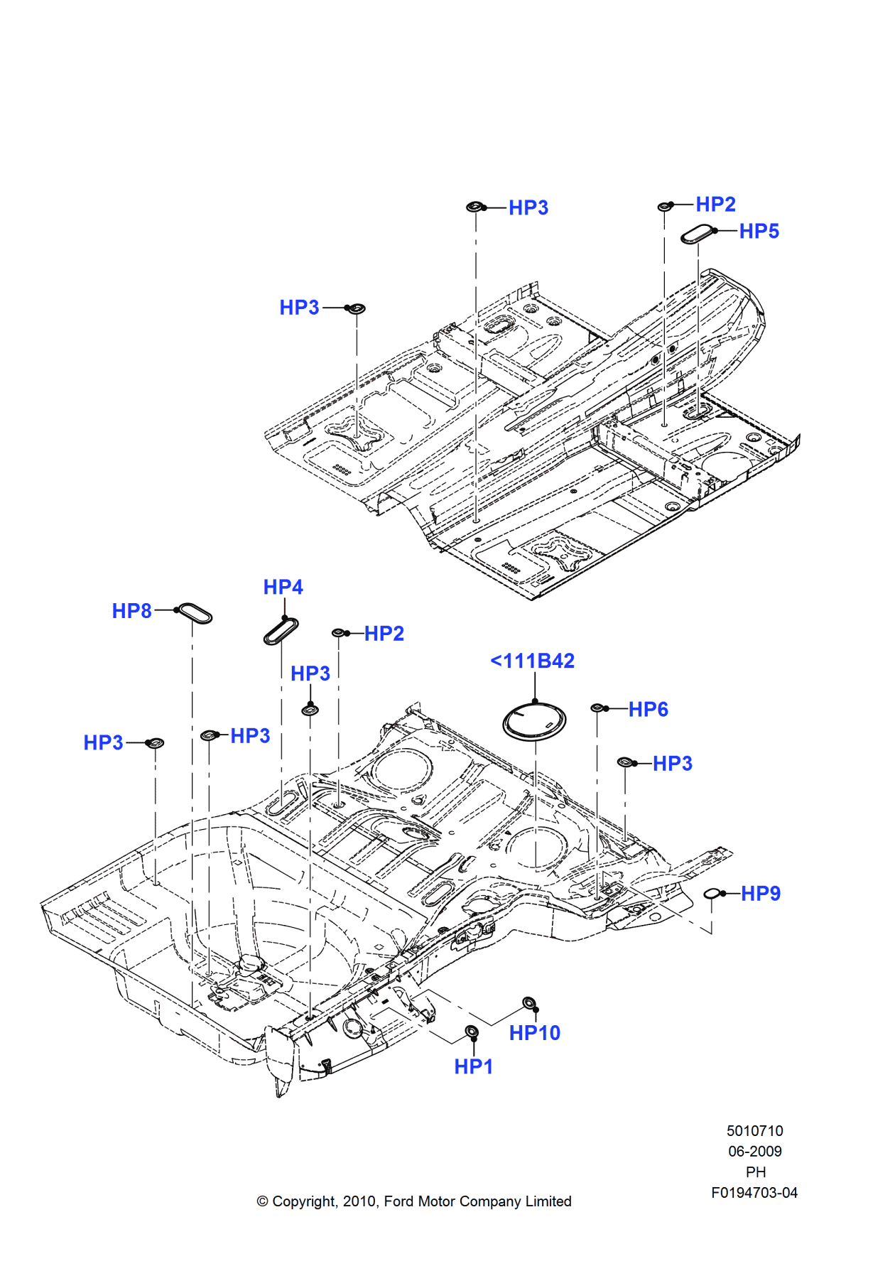 Ford -W709408-S300 Plug