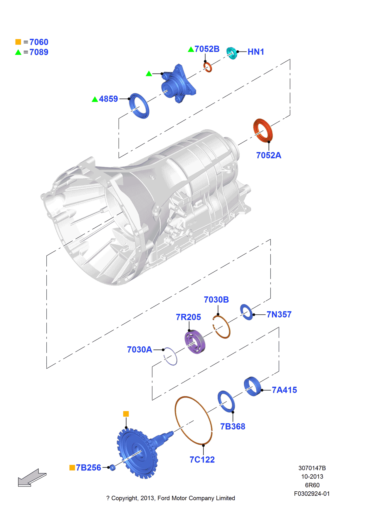 Ford FR3Z-7089-A Flange