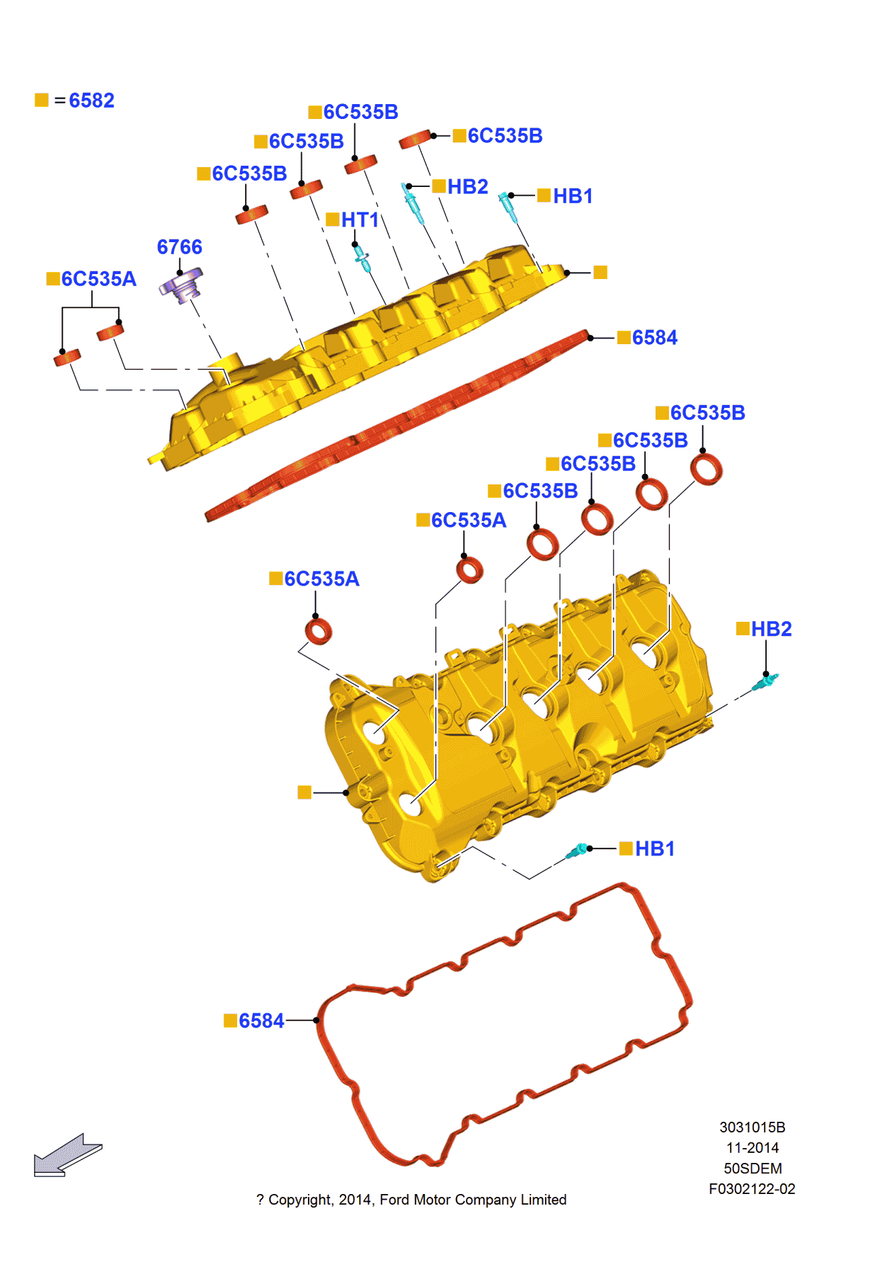 Ford -W718338-S439 Stud
