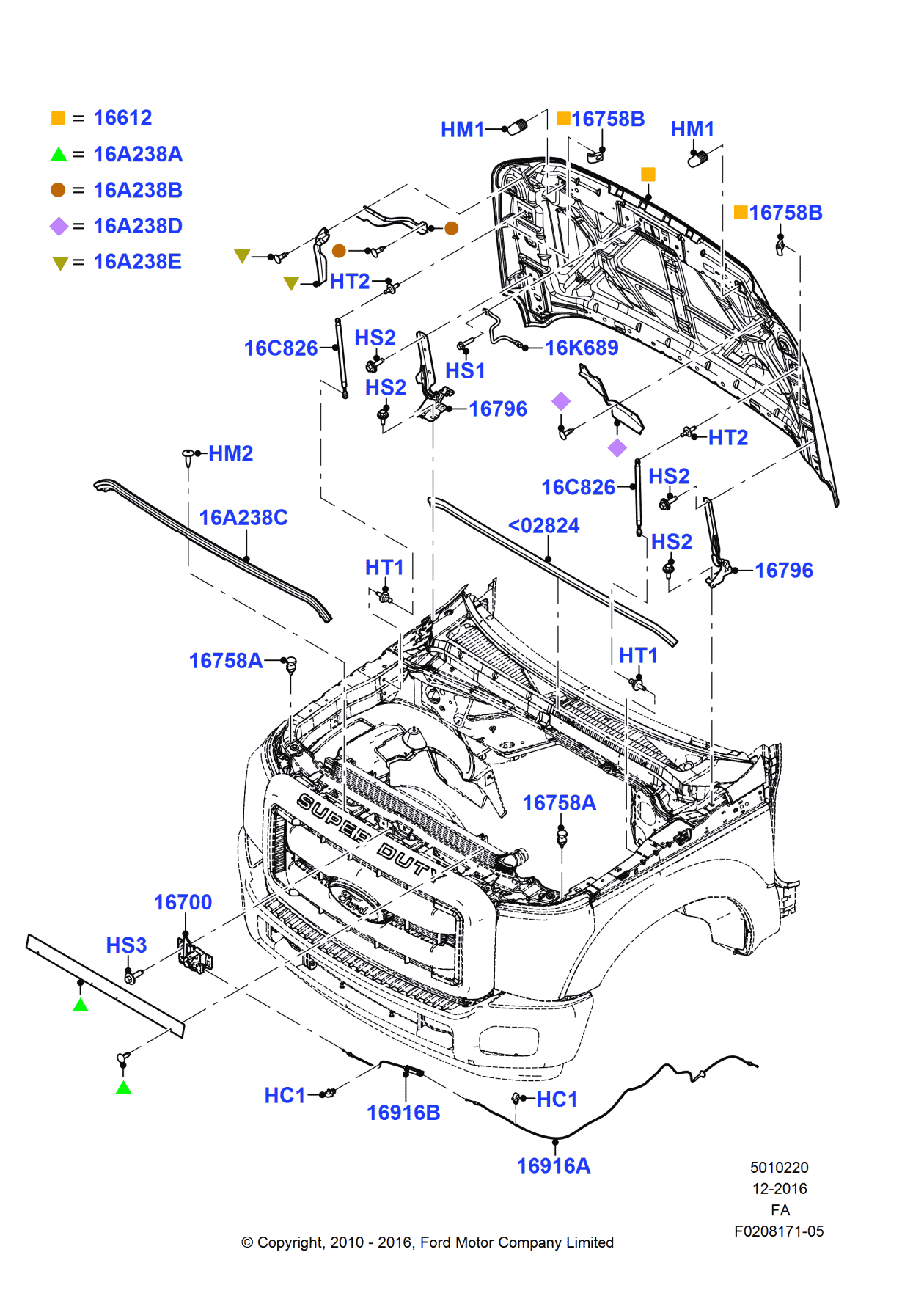 Ford FC3Z-16A238-A Gasket, Passenger Side