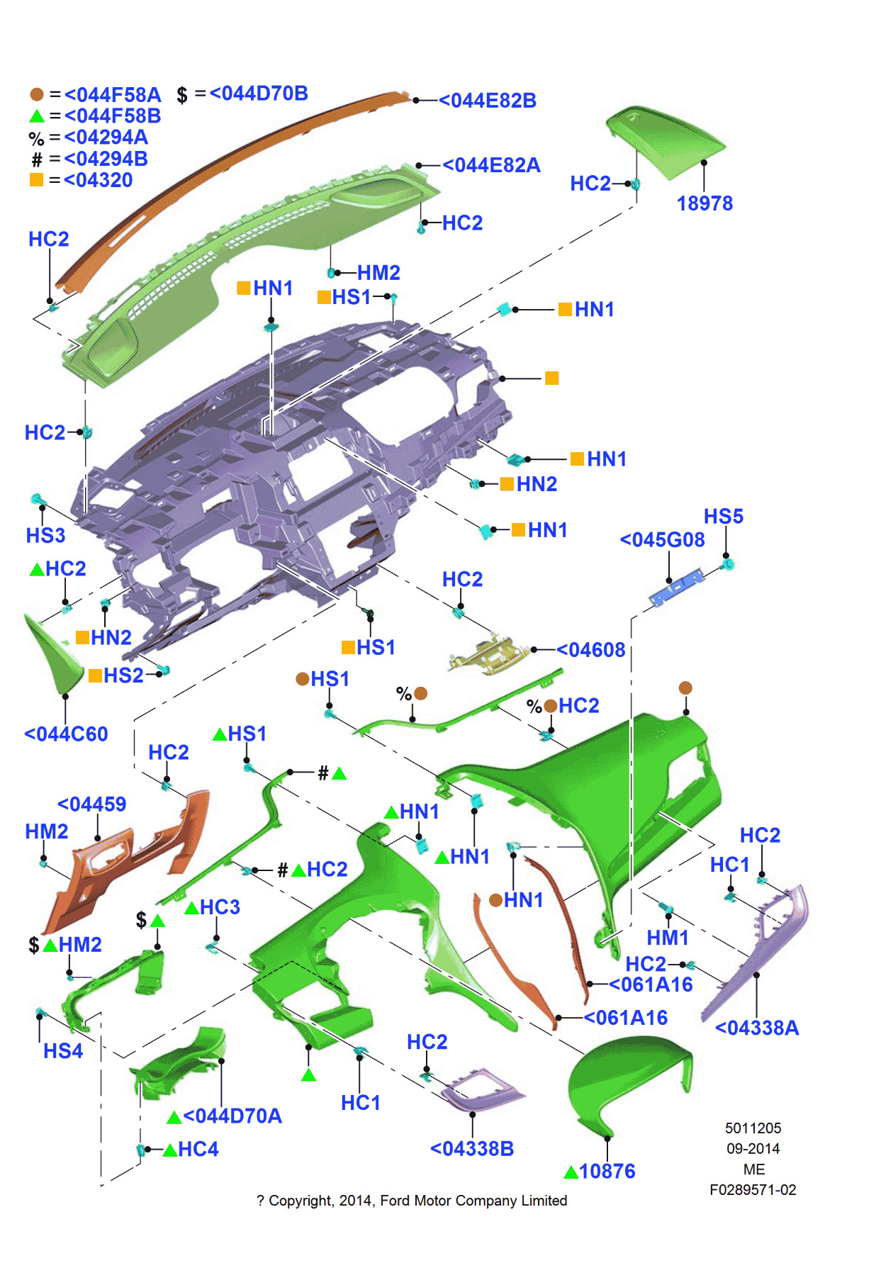 Ford -W715941-S424 Screw