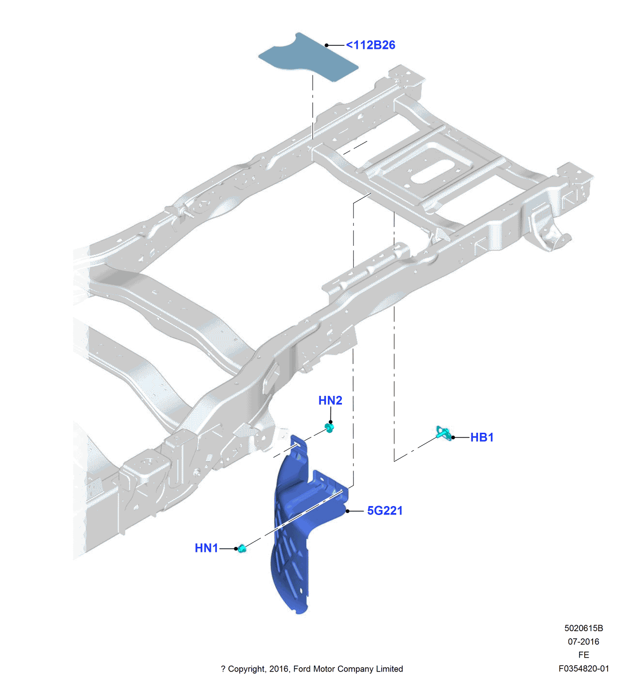 Ford HC3Z-99112B26-A Deflector
