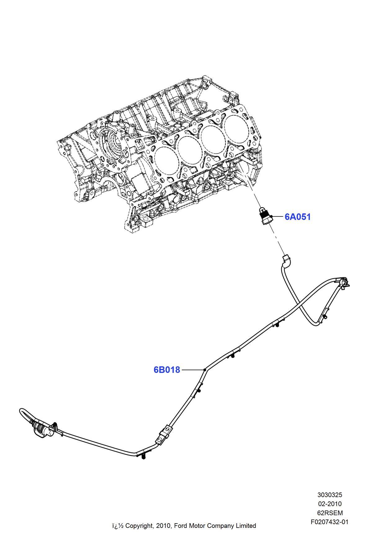 Ford BC3Z-6A051-B Heater Assembly