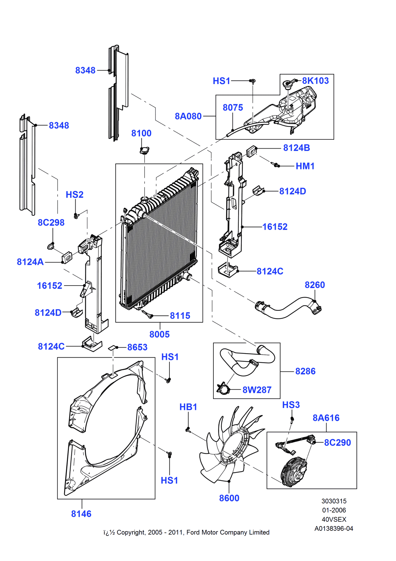 Ford -W707665-S439 Screw - Self-Tapping