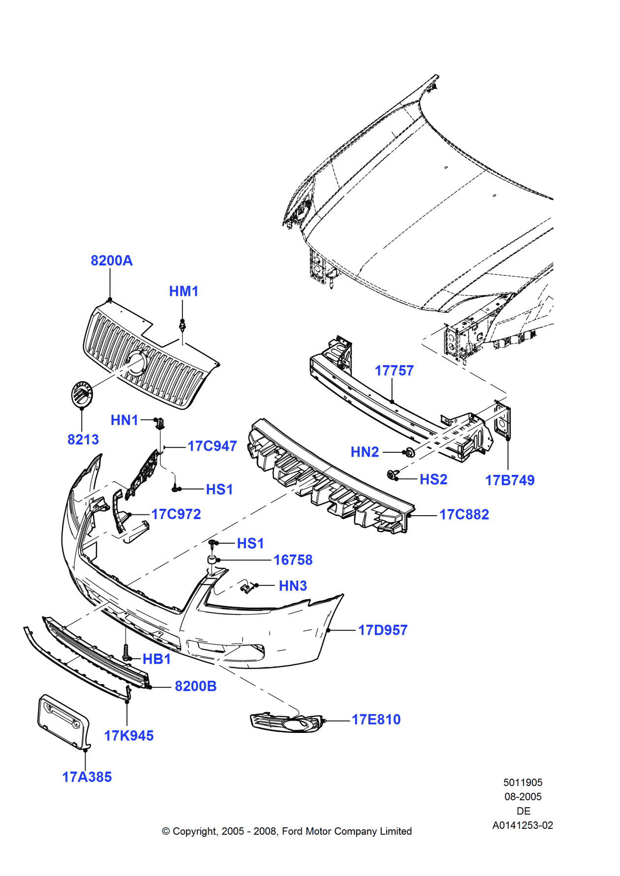 Ford 6N7Z-17D957-CACP Cover