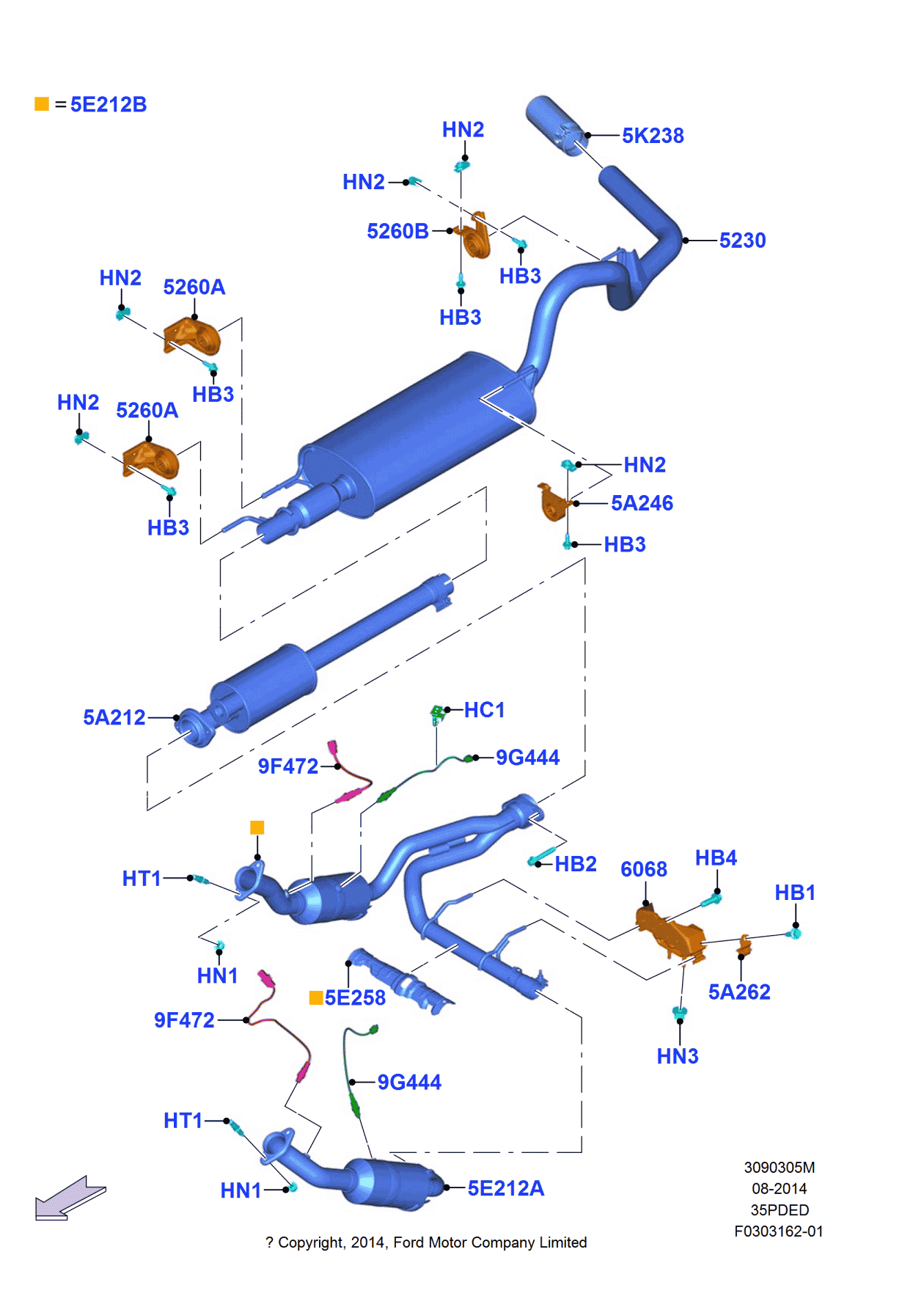 Ford FL3Z-5E212-F Converter Assembly