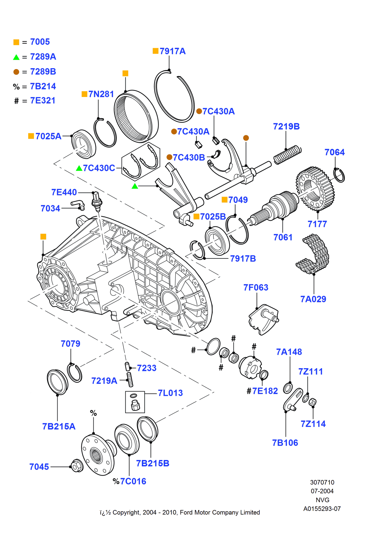Ford 2C3Z-7E321-AA Support