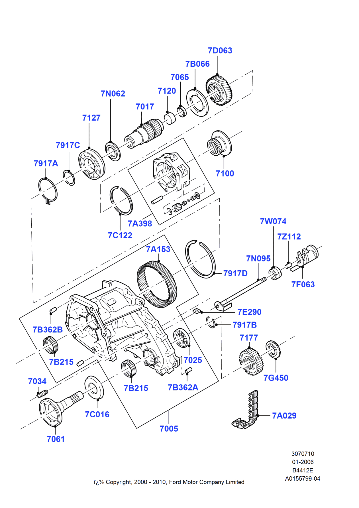Ford E3TZ-7A153-A Ring Gear