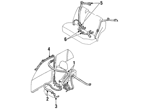 Ford F3CZ61613B84C Outer Belt, Passenger Side