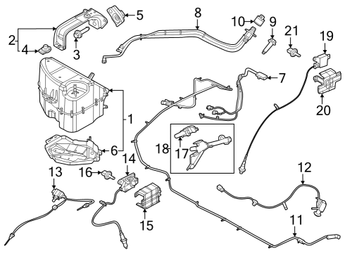 Ford PC3Z-12B591-B Temperature Sensor