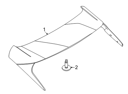 Ford -W790533-S900 Spoiler Nut