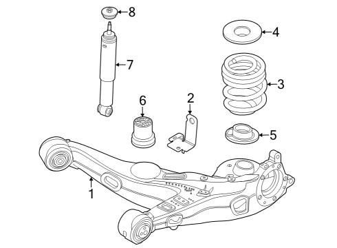 Ford NK4Z-5C486-A Link