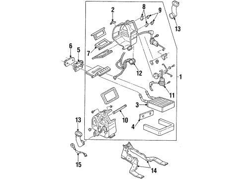 Ford YS4Z-18C581-AA Vacuum Harness