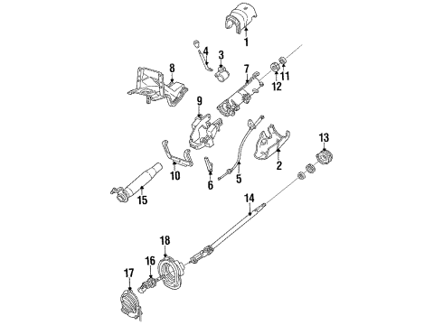 Ford E6DZ11582A Cylinder & Keys