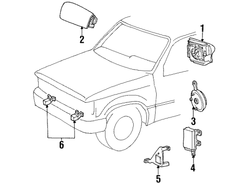 Ford XL2Z-14B321-EB Control Module