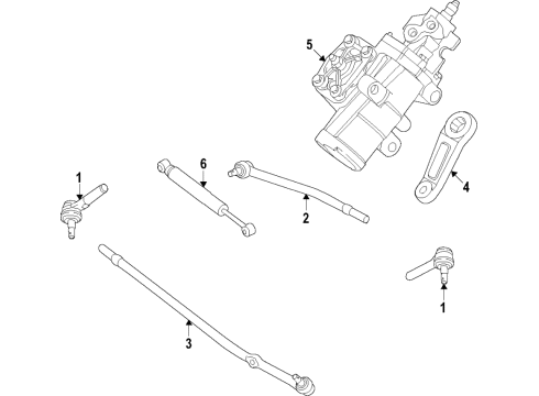 Ford LC2Z-3A717-C Power Steering Pressure Hose