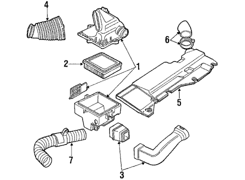 Ford E43Z-9601-C Air Filter