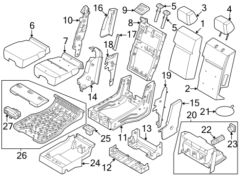 Ford ML3Z-18644A22-AB Armrest Assembly, Baja Tan