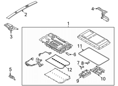 Ford -W720164-S450L Battery Screw
