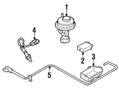 Ford F8CZ-9K318-AA Vapor Hose