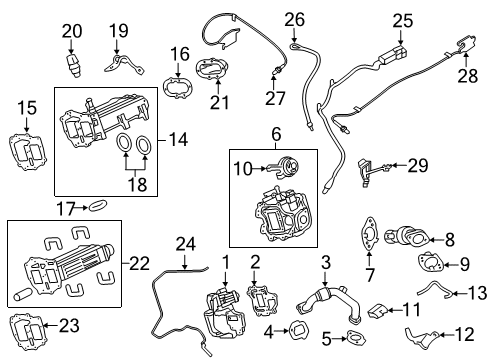 Ford HC3Z-9D475-D EGR Valve