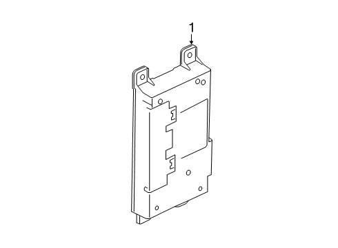 Ford -W520511-S450B Control Module Nut