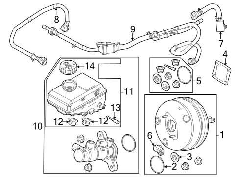 Ford MB3Z-2K478-C Master Cylinder Reservoir