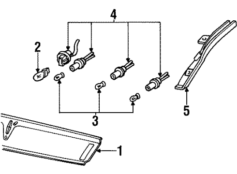 Ford F7LZ14A227AA Wire Harness, Rear